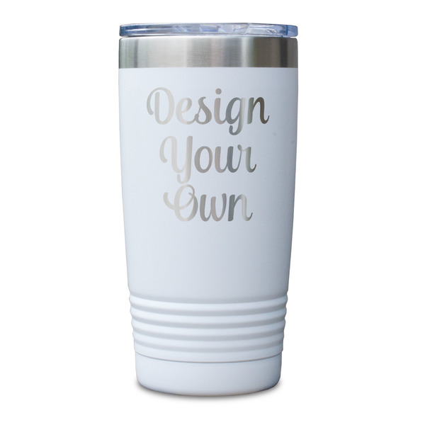 Design Your Own White Polar Camel Tumbler - 20oz - Single Sided - Approval