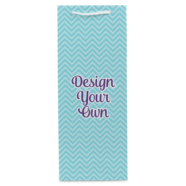 Design Your Own Wine Gift Bag - Matte - Front