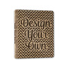 Wood 3-Ring Binder - 1" Half-Letter Size