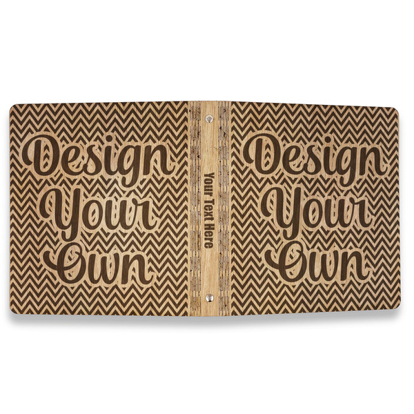 Design Your Own Wood 3-Ring Binders - 1" Letter - Approval