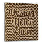 Design Your Own Wood 3-Ring Binder - 1" Letter Size