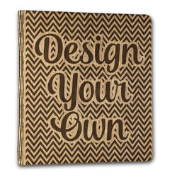 Design Your Own Wood 3-Ring Binder - 1" Letter Size