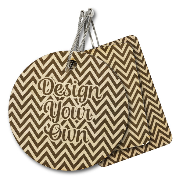 Design Your Own Wood Luggage Tag