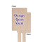 Design Your Own Wooden 6.25" Stir Stick - Rectangular - Single - Front & Back