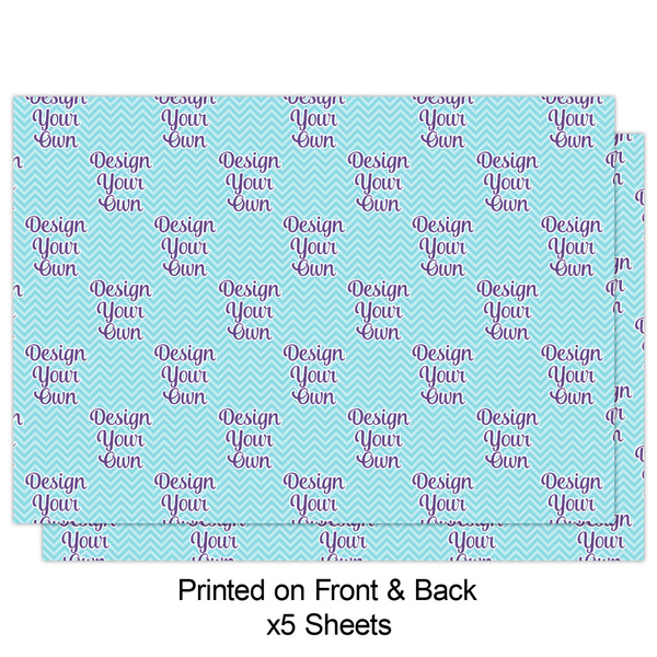 Design Your Own Wrapping Paper Sheet - Double Sided - Front