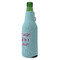 Design Your Own Zipper Bottle Cooler - ANGLE (bottle)