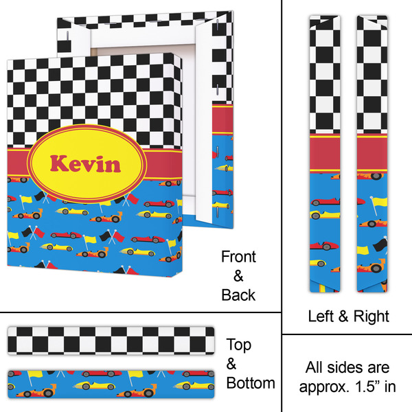 Racing Car 11x14 - Canvas Print - Approval