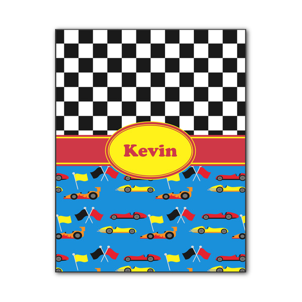 Custom Racing Car Wood Print - 11x14 (Personalized)