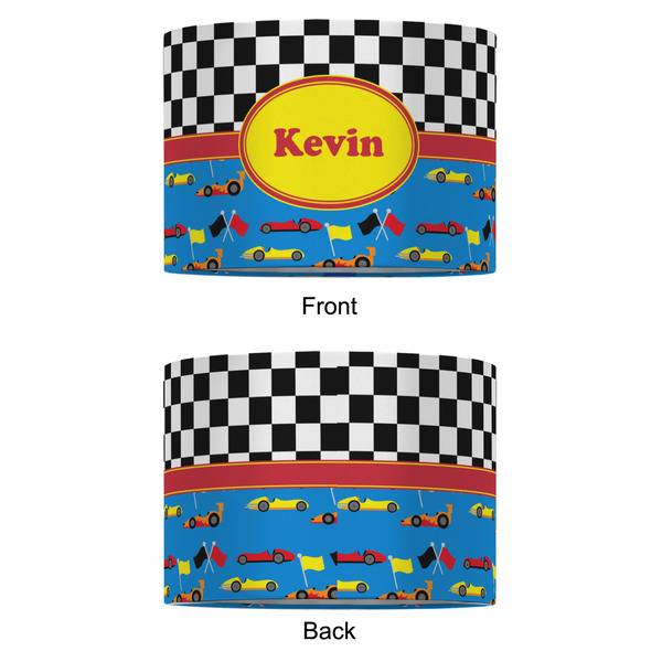 Racing Car 12" Drum Lampshade - APPROVAL (Fabric)