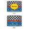 Racing Car 12" Drum Lampshade - APPROVAL (Poly Film)