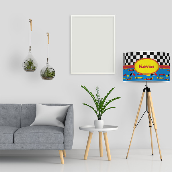 Racing Car 12" Drum Lampshade - LIFESTYLE