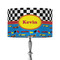 Racing Car 12" Drum Lamp Shade - Fabric (Personalized)