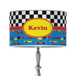 Racing Car 12" Drum Lamp Shade - Poly-film (Personalized)