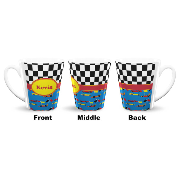 Racing Car 12 Oz Latte Mug - Approval