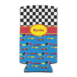 Racing Car Can Cooler (tall 12 oz) (Personalized)
