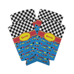 Racing Car Can Cooler (tall 12 oz) - Set of 4 (Personalized)