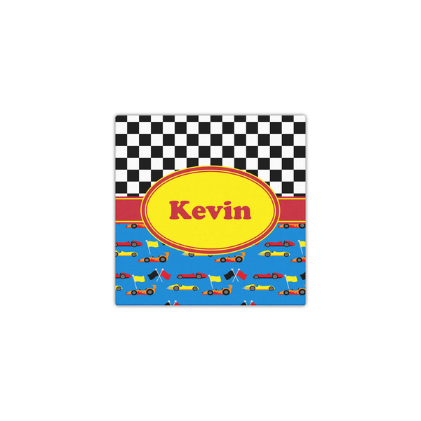 Racing Car 12x12 - Canvas Print - Front View