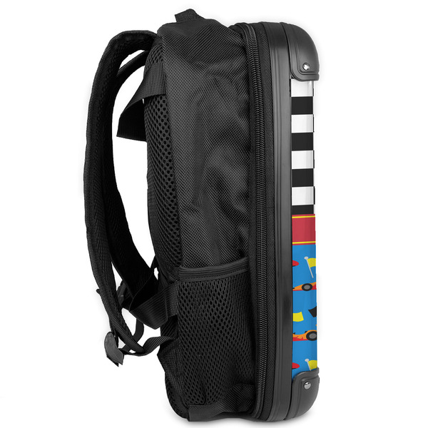 Racing Car 13" Hard Shell Backpacks - Side View