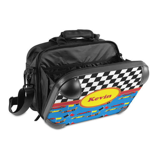 Racing Car 15" Hard Shell Briefcase - Open