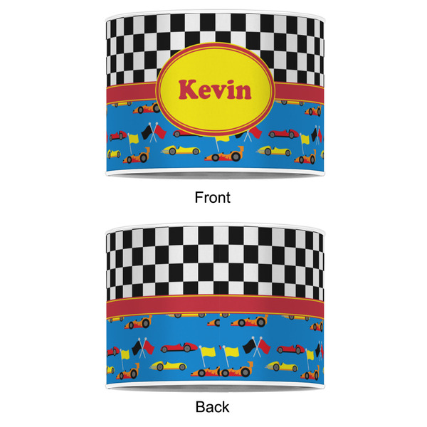 Racing Car 16" Drum Lampshade - APPROVAL (Poly Film)
