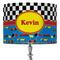 Racing Car 16" Drum Lampshade - ON STAND (Fabric)