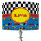 Racing Car 16" Drum Lamp Shade - Fabric (Personalized)