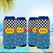 Racing Car 16oz Can Sleeve - Set of 4 - LIFESTYLE