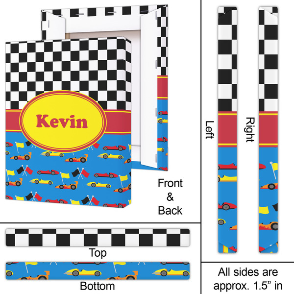 Racing Car 16x20 - Canvas Print - Approval