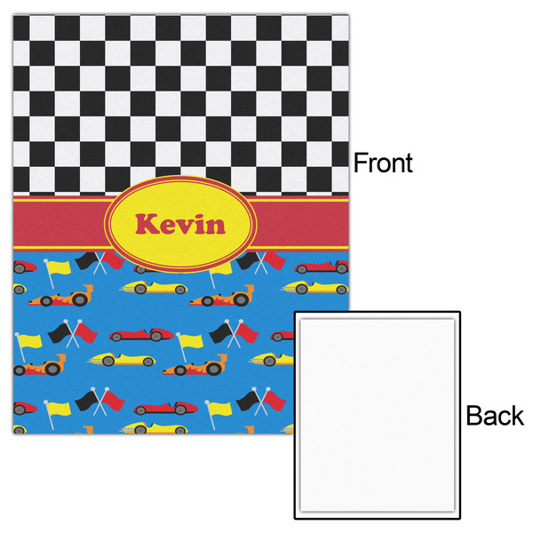 Racing Car 16x20 - Matte Poster - Front & Back