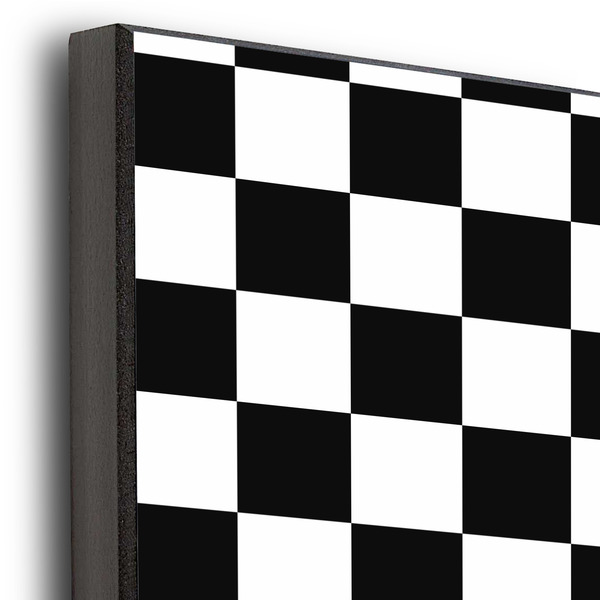 Racing Car 16x20 Wood Print - Closeup