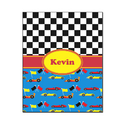 Racing Car Wood Print - 16x20 (Personalized)
