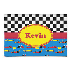 Racing Car Patio Rug (Personalized)