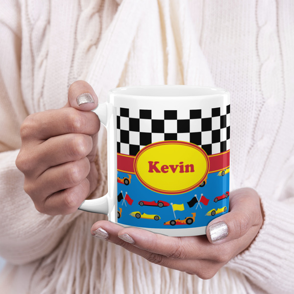 Racing Car 20oz Coffee Mug - LIFESTYLE