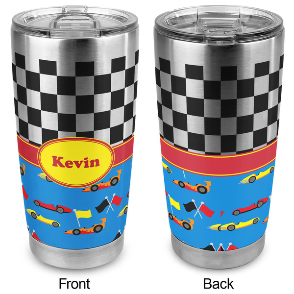 Racing Car 20oz SS Tumbler - Full Print - Approval