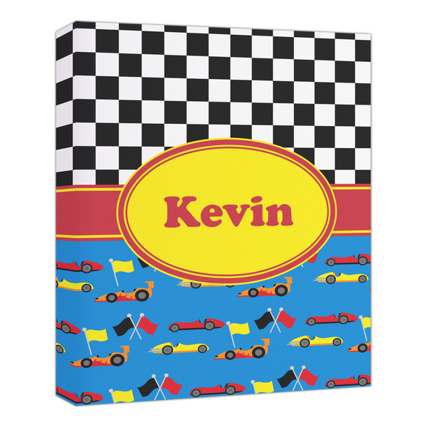 Custom Racing Car Canvas Print - 20x24 (Personalized)