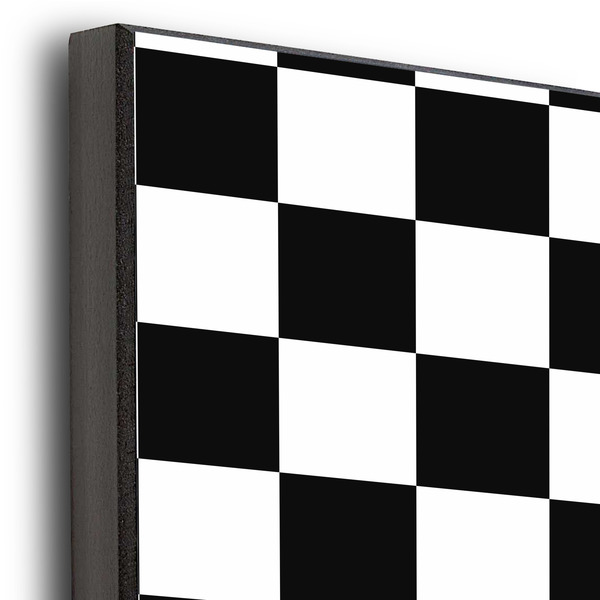 Racing Car 20x24 Wood Print - Closeup