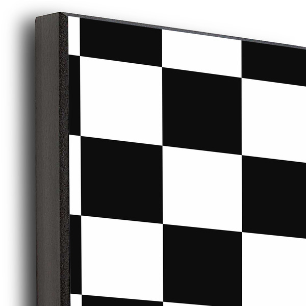 Racing Car 20x30 Wood Print - Closeup