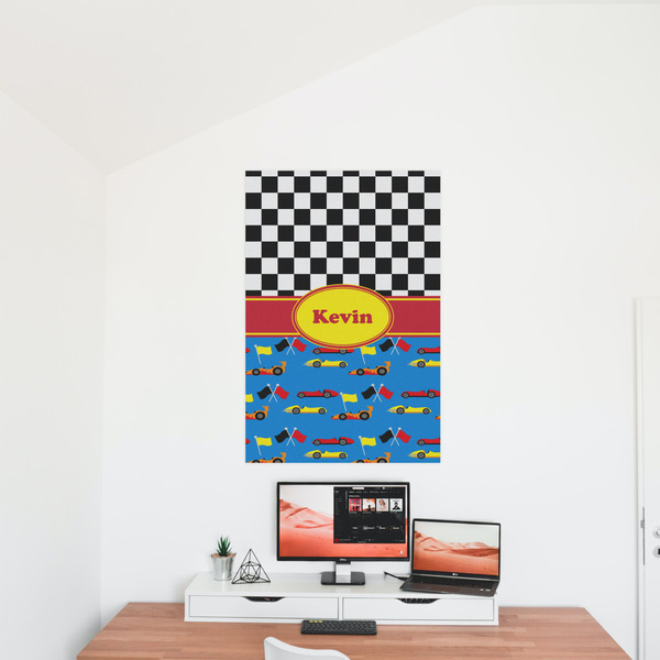 Racing Car 24x36 - Matte Poster - On the Wall