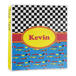 Racing Car 3-Ring Binder - 1 inch (Personalized)
