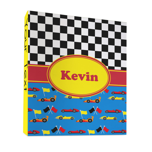 Racing Car 3 Ring Binders - Full Wrap - 1" - FRONT