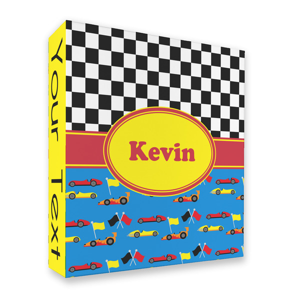 Racing Car 3 Ring Binders - Full Wrap - 2" - FRONT