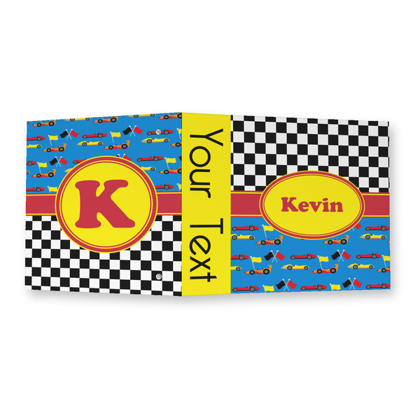 Racing Car 3 Ring Binders - Full Wrap - 2" - OPEN OUTSIDE