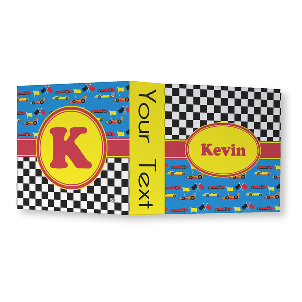 Racing Car 3 Ring Binders - Full Wrap - 3" - OPEN OUTSIDE