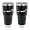 Racing Car 30 oz Stainless Steel Tumbler - Black - Double Sided (Personalized)