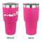 Racing Car 30 oz Stainless Steel Ringneck Tumblers - Pink - Single Sided - APPROVAL
