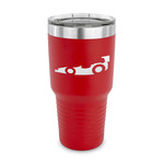 Racing Car 30 oz Stainless Steel Tumbler - Red - Single Sided