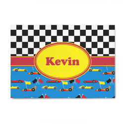 Racing Car 4' x 6' Patio Rug (Personalized)