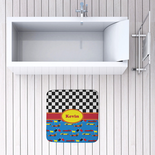 Racing Car 48x48 Foam Memory Mat - LIFESTYLE