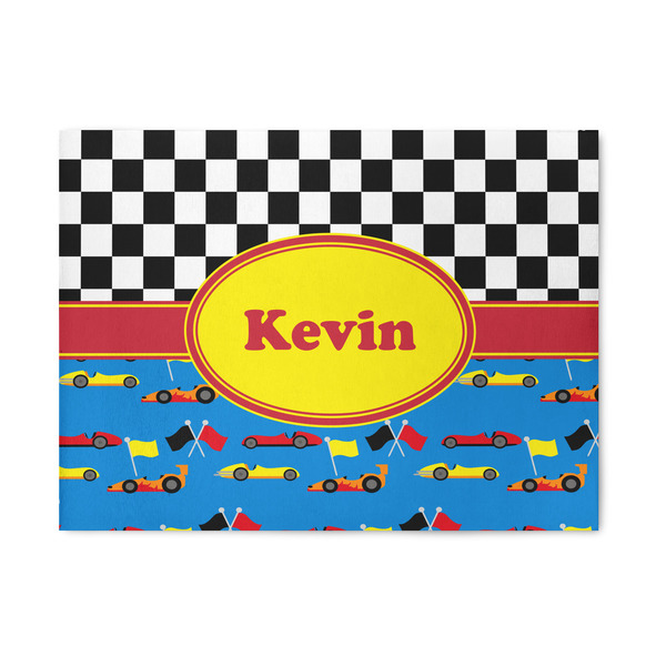 Custom Racing Car Area Rug (Personalized)