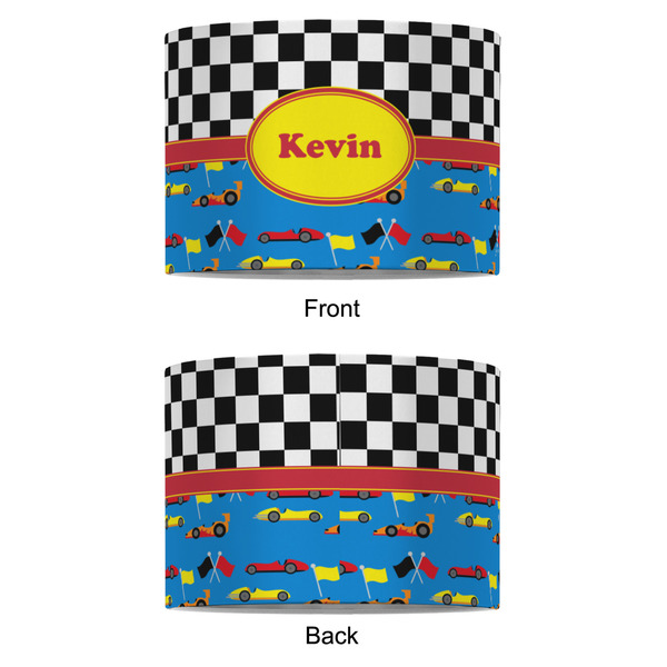 Racing Car 8" Drum Lampshade - APPROVAL (Fabric)